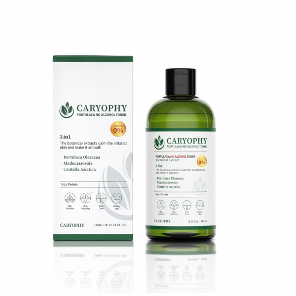 Toner Caryophy Portulaca 300ml – Nước hoa hồng Không Cồn